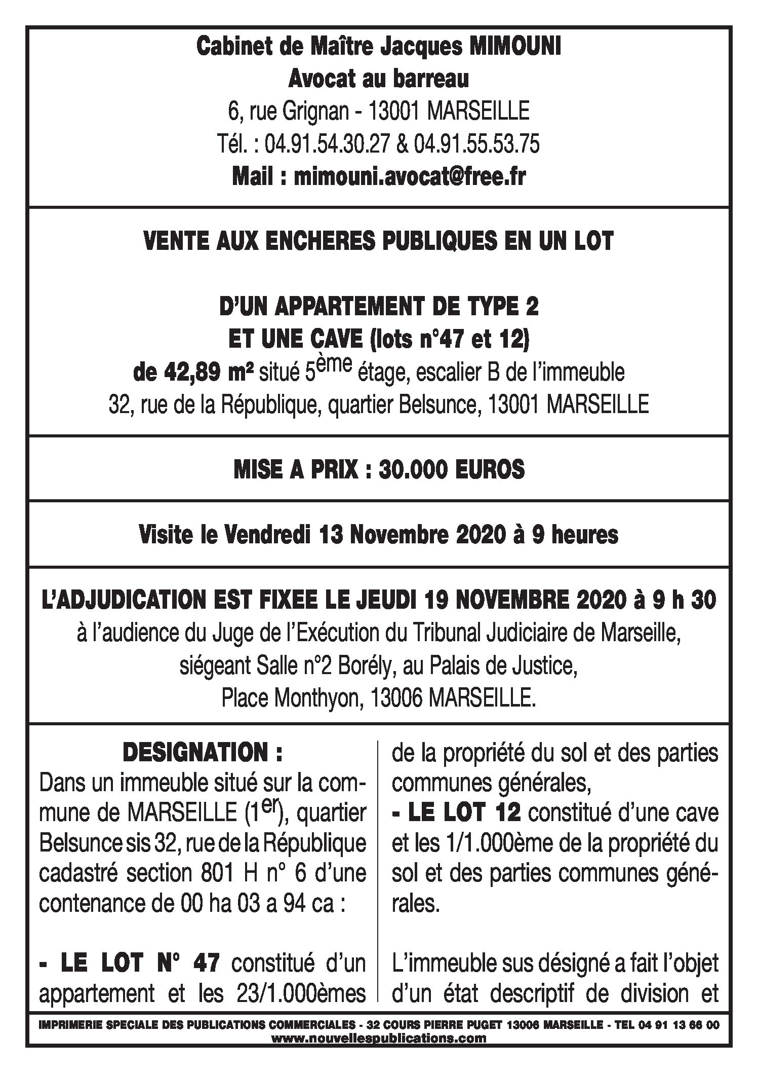 Annonce ADJ0201119_AFF06_SEM40