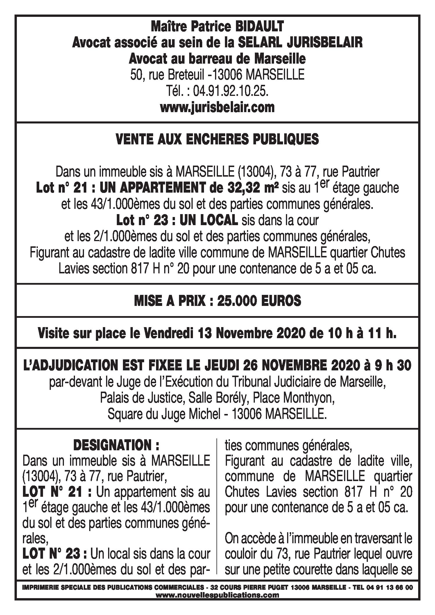 Annonce ADJ0201126_AFF03_SEM41