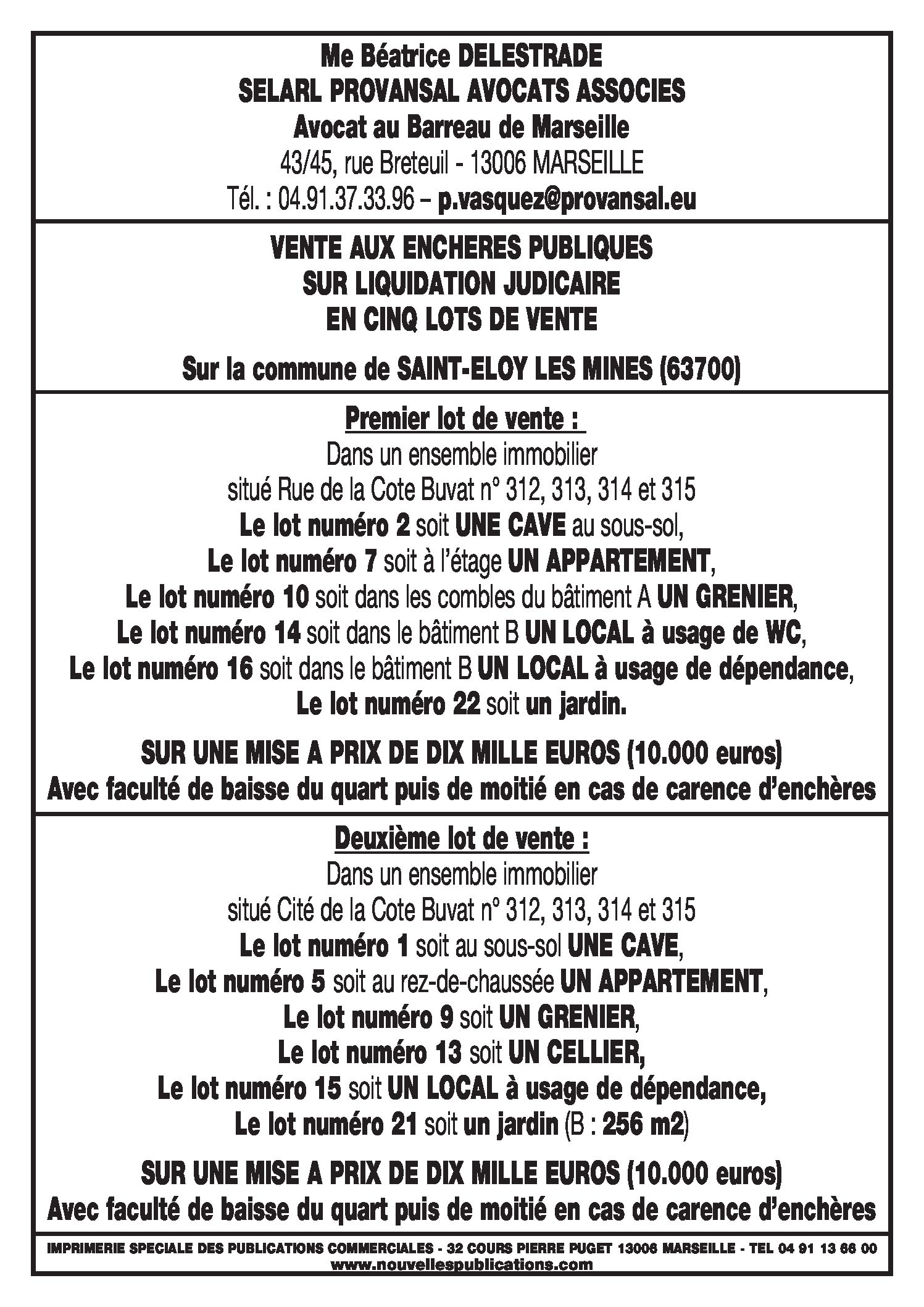 Annonce