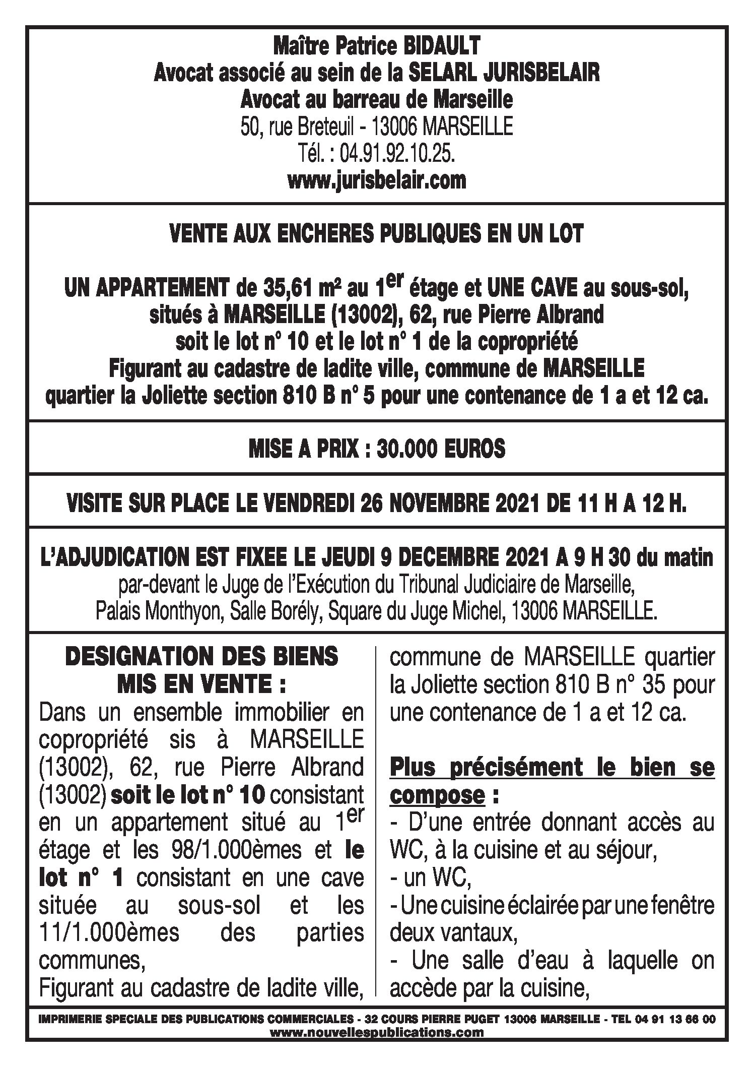 Annonce ADJ0211209_AFF02_SEM40