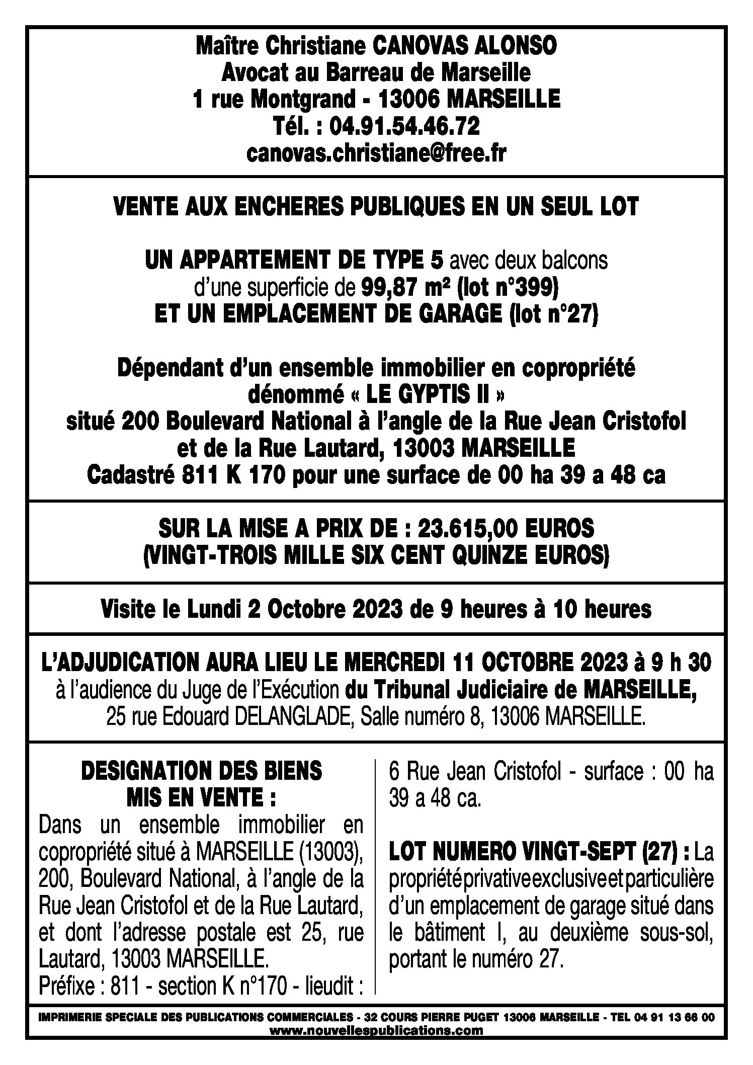 Annonce ADJ231011-AFF04-SEM35