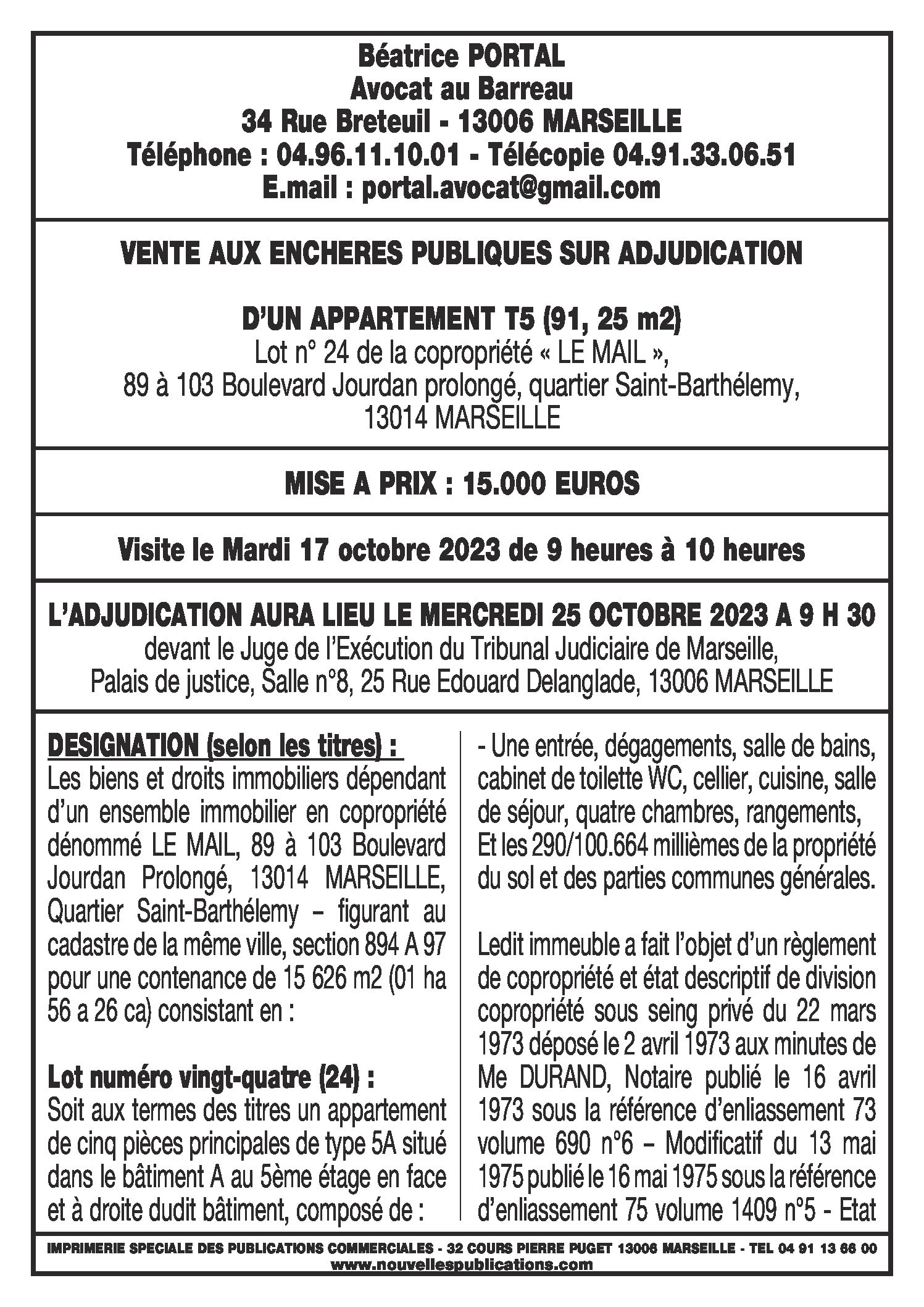Annonce ADJ231025-AFF03-SEM37